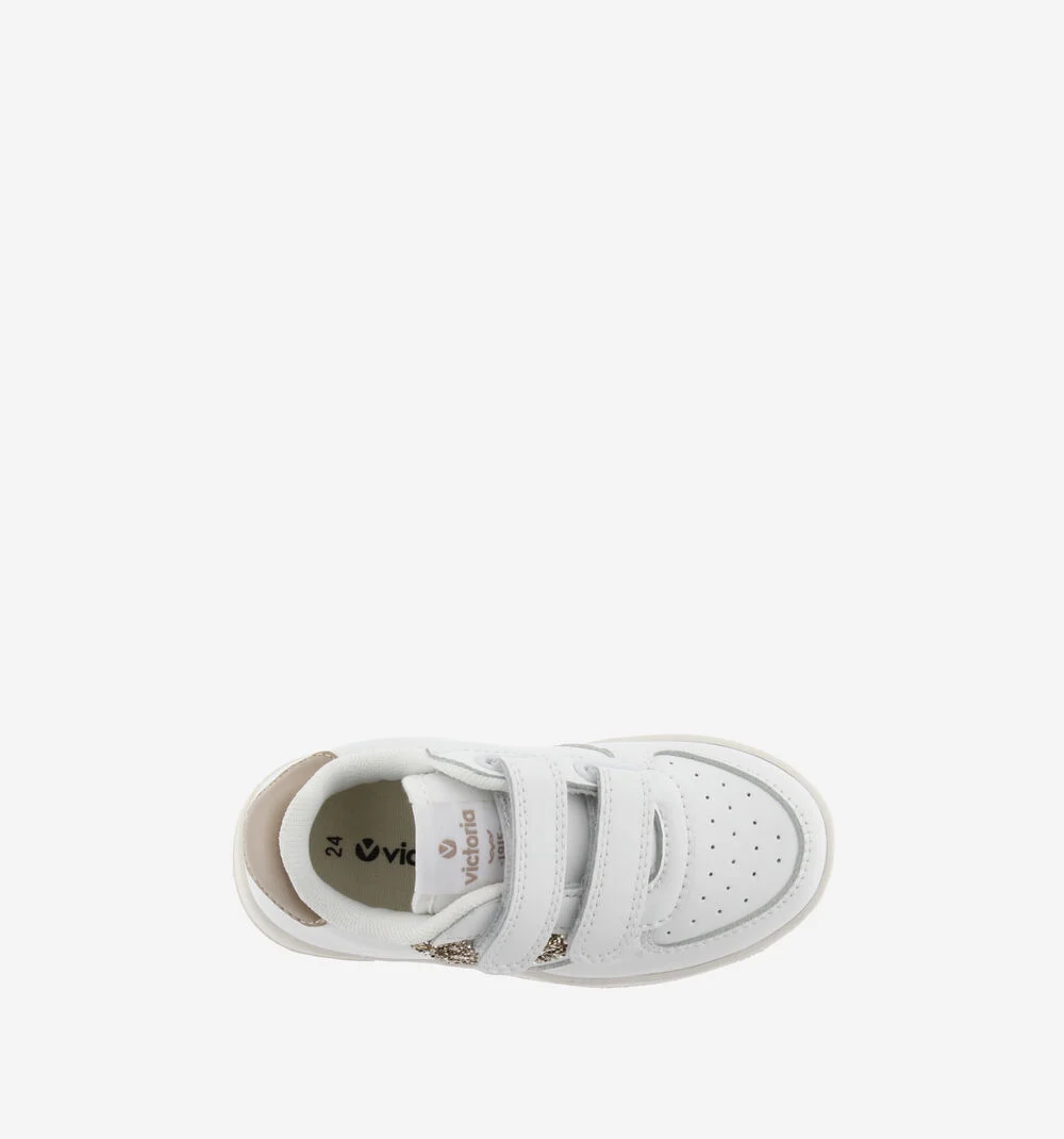 TIEMPO PIÈCES FANTAISIE Baskets glitter de sport pour fille PLATINO
