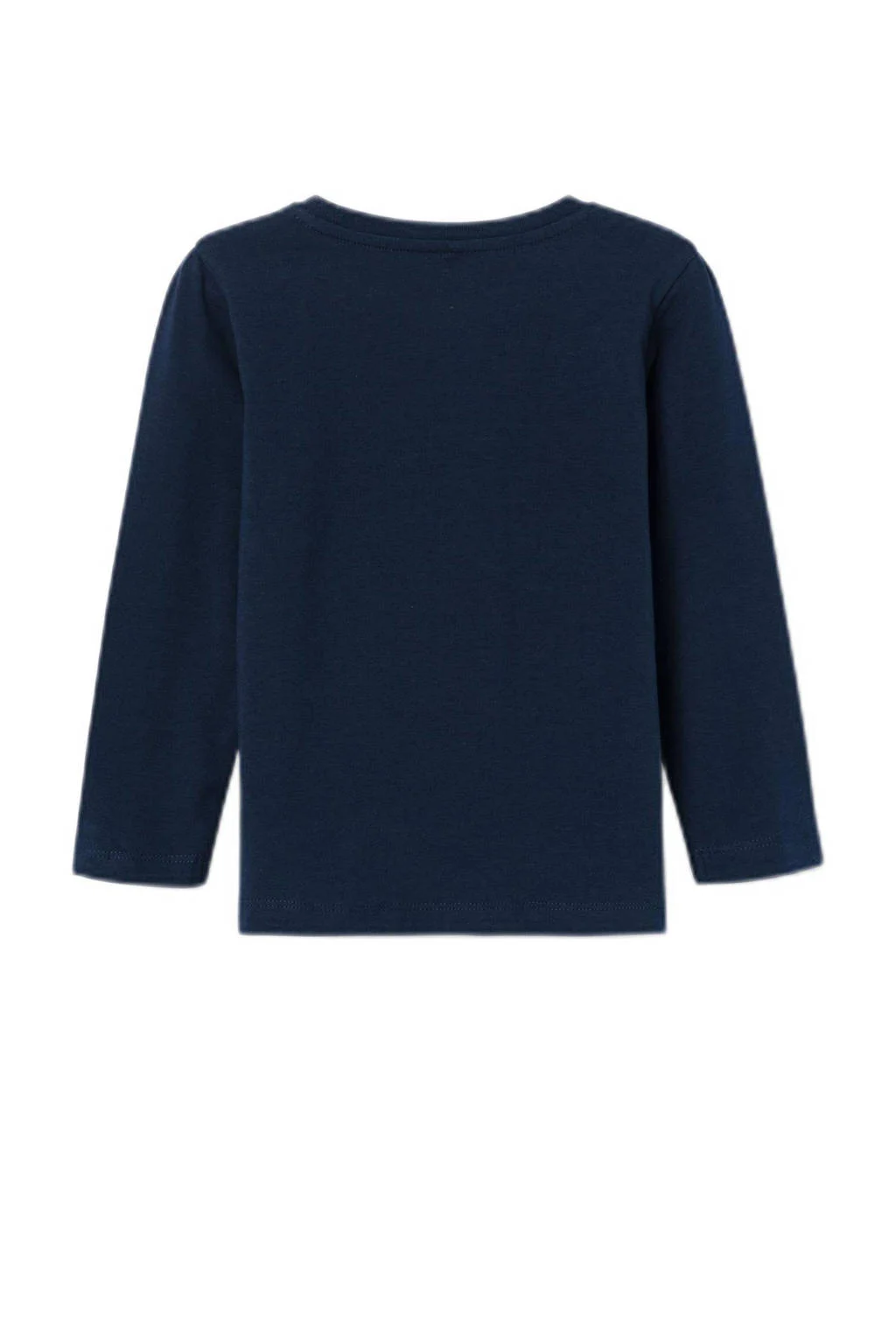 NAME IT longsleeve NMMNIJAL met katoen donkerblauw/wit/groen