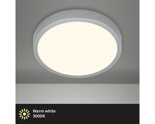 LED plafondlamp 24W 2900 lm 3000 K HxØ 5x38 cm Runa zilver