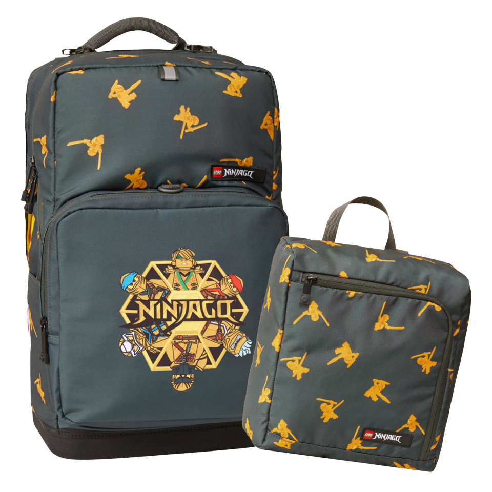 LEGO - Optimo Plus Skoletaske - Ninjago hold Guld