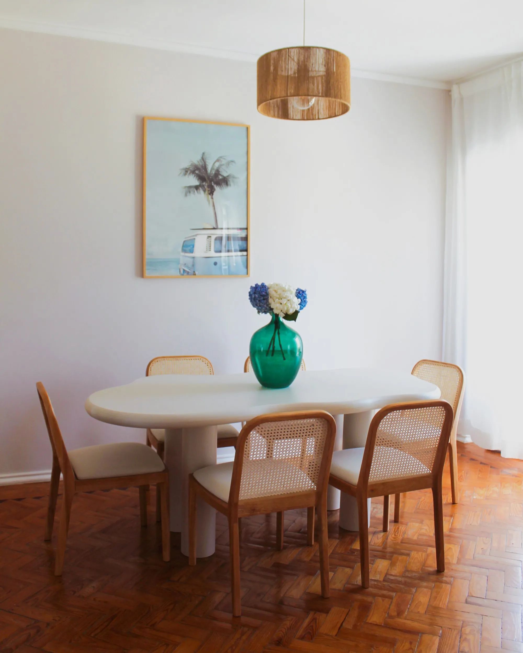 Set van 2 eetkamerstoelen EDINA Lichtbruin
