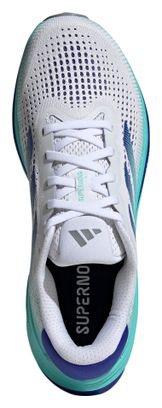 Chaussures Running adidas Supernova Rise Blanc/Bleu Homme