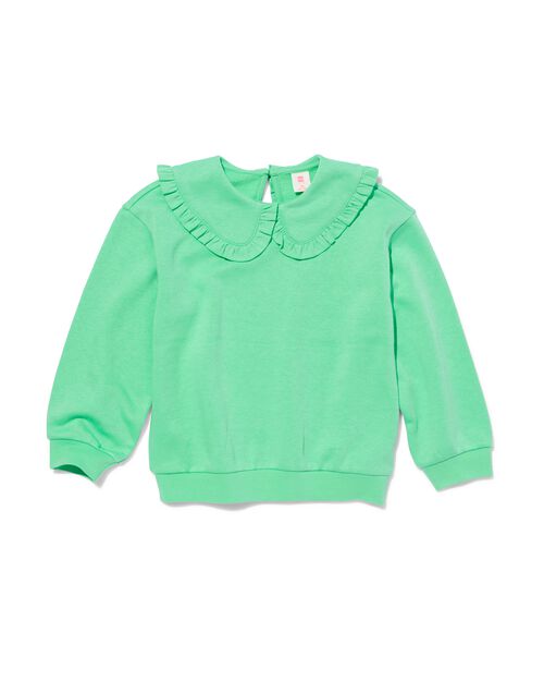 sweat enfant avec col vert