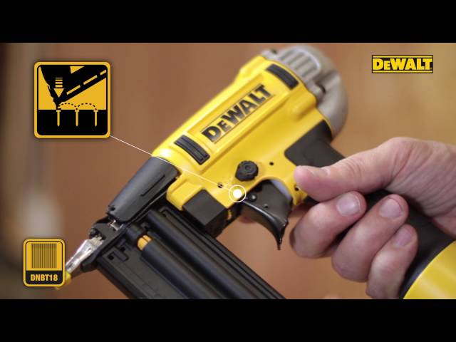 DeWALT DPN1850PP Pneumatische afwerktacker - olievrij - 18 gauge - 15-50mm - 4,8-8,3 bar