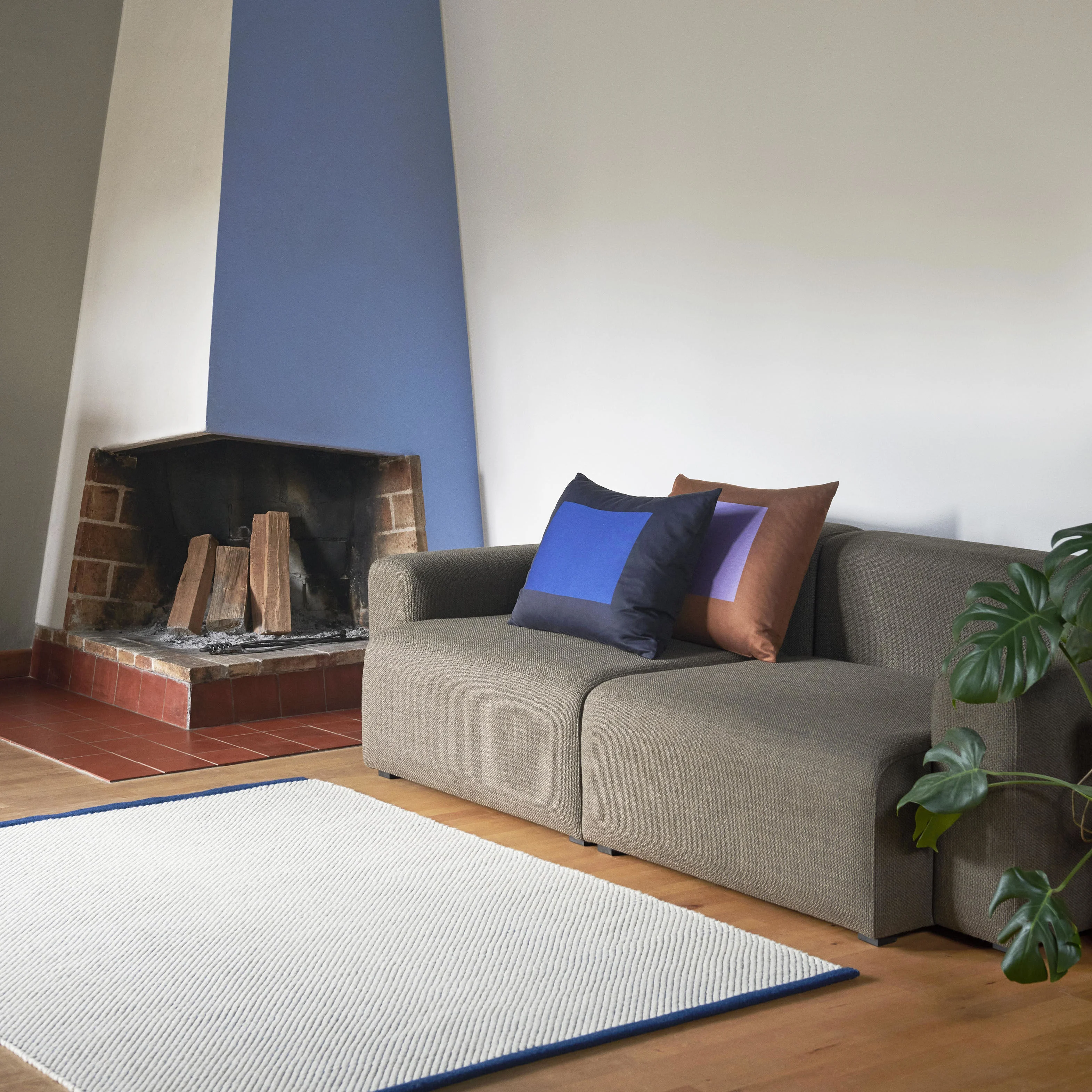 RAM - Coussin tissu | Bleu