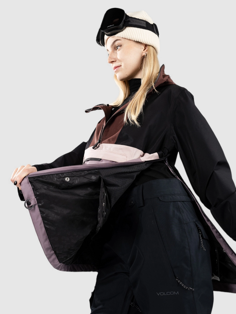 Volcom Ashfield Anorak dusty lavender
