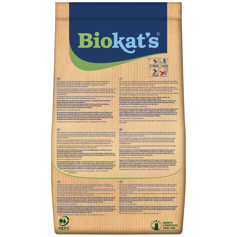 Biokat's Kattenbakvulling Natural Care30 liter