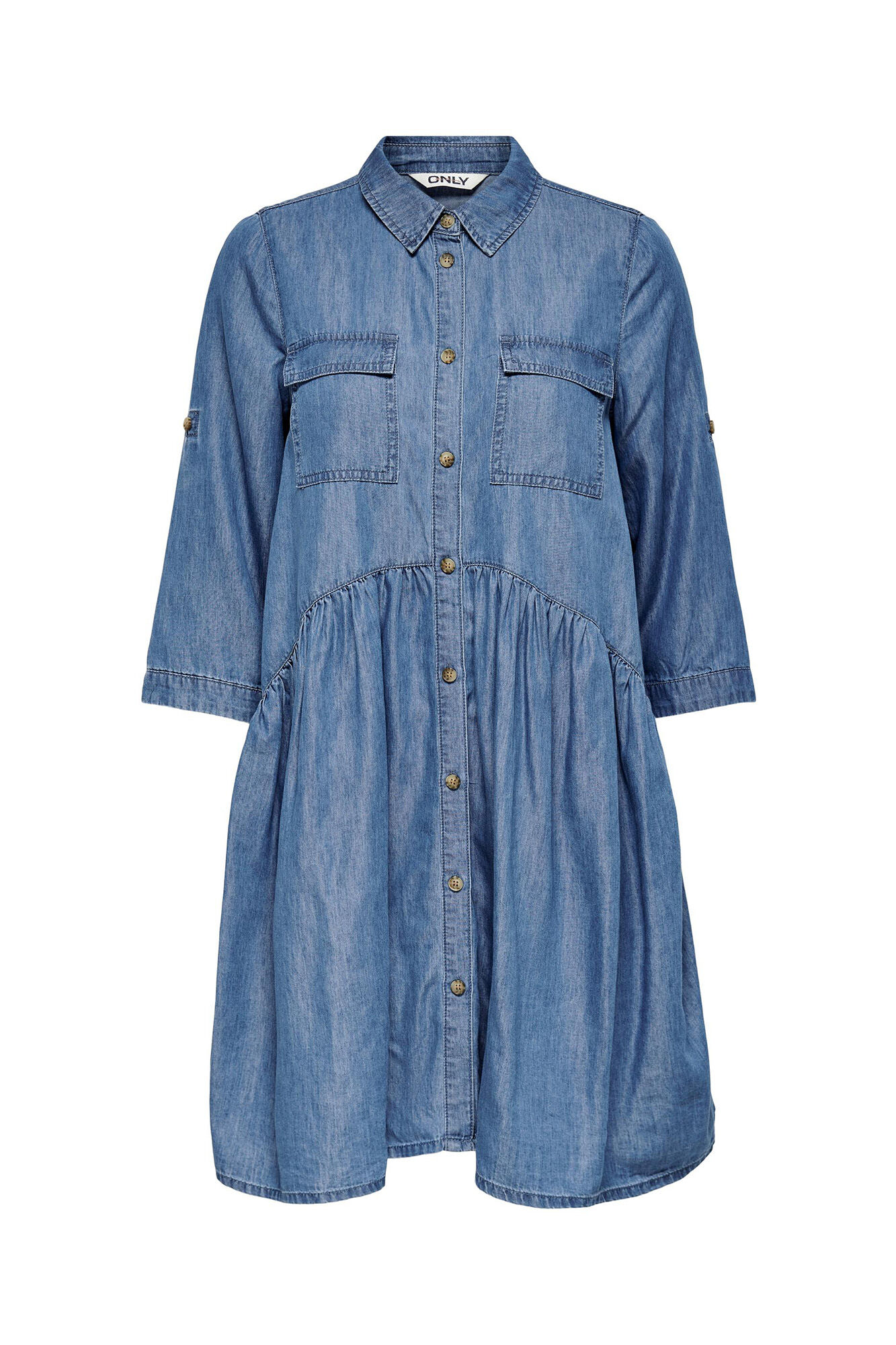 Vestido camisa de liocel