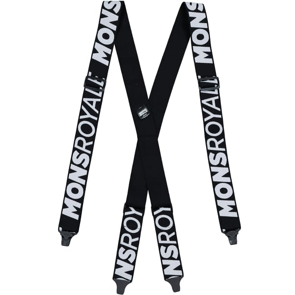 Bretelle MONS ROYALE AFTERBANG SUSPENDERS BLACK/WHITE