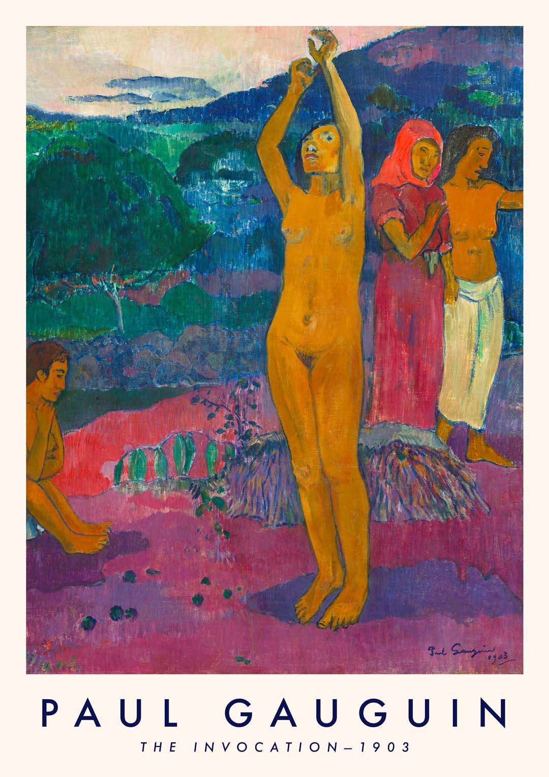 Die Invokation von Paul Gauguin