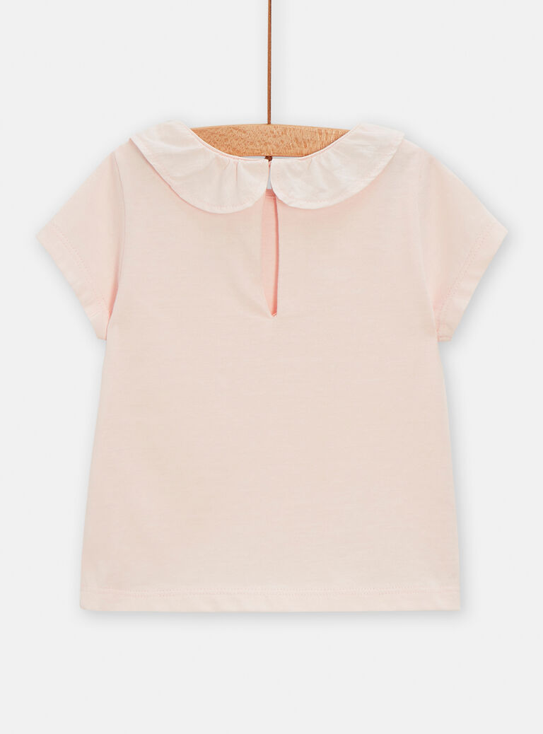 Brassière rose unie pour bébé fille