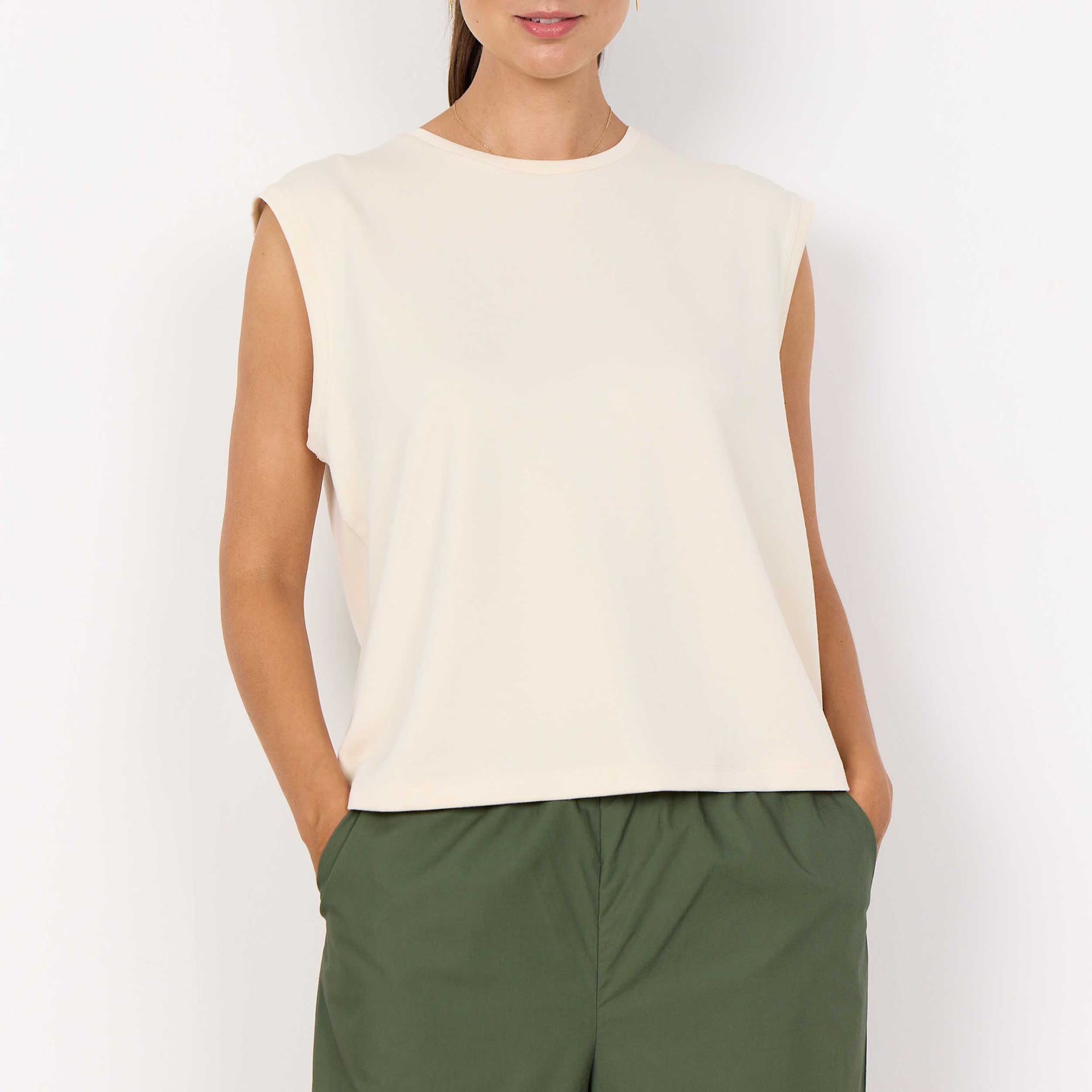 Top Femme beige