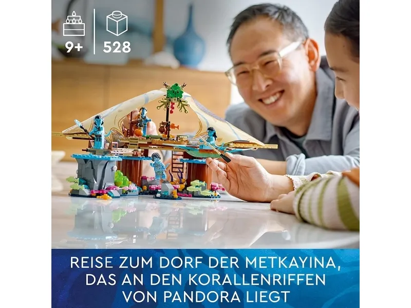 LEGO Avatar 75578 Metkayina-hjem ved revet