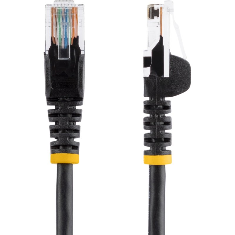 StarTech.com 45PAT5MBK câble de réseau Noir 5 m Cat5e U/UTP (UTP)
