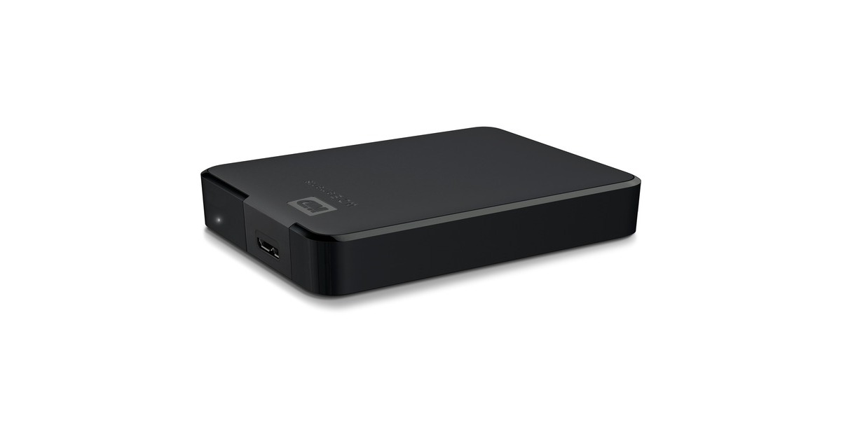 WDElements Portable, 4 TB externe harde schijf  (Zwart, WDBU6Y0040BBK-WESN, Micro-USB-B 3.2 (5 Gbit/s))