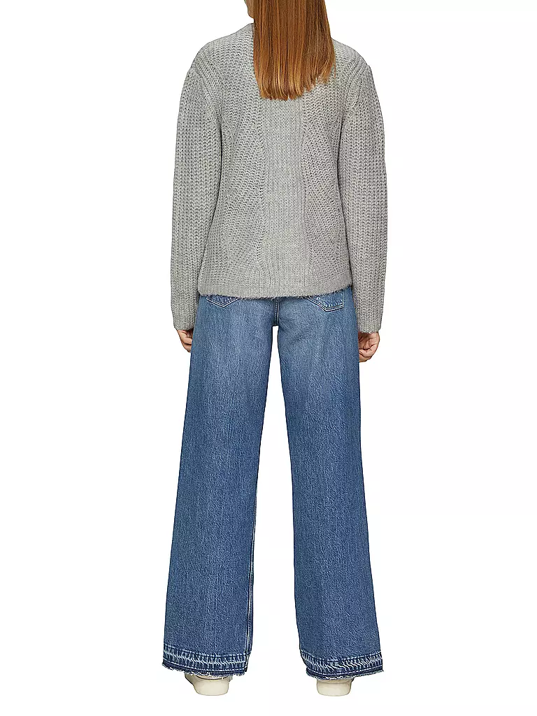 S.OLIVER Strickjacke grau