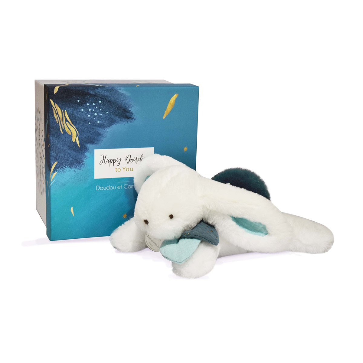 Doudou Happy Pop pantin Pompon Paon