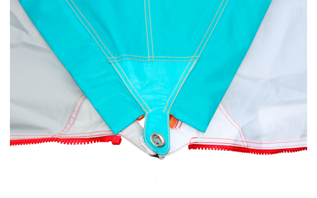 Bent Sonnensegel Zip-Protect Canvas Single mit Reißverschluss-Abdeckklappen