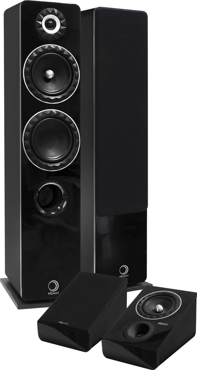 Elipson Prestige Facet 14F Noir   Elipson Prestige Facet 6 ATM Noir Enceintes colonne