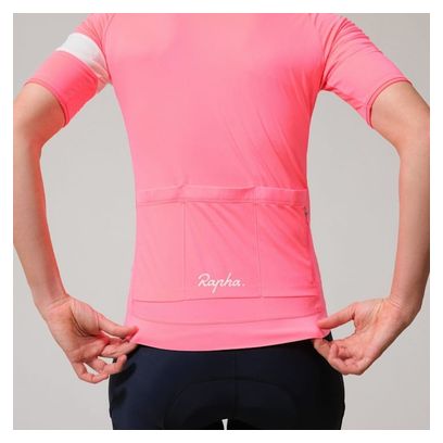 Maillot Manches Courtes Femme Rapha Core Rose