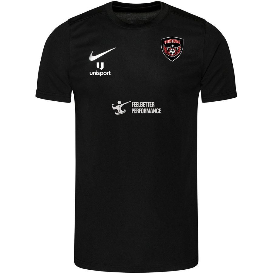 Fortuna FF T-Shirt Ledare - Svart/Vit