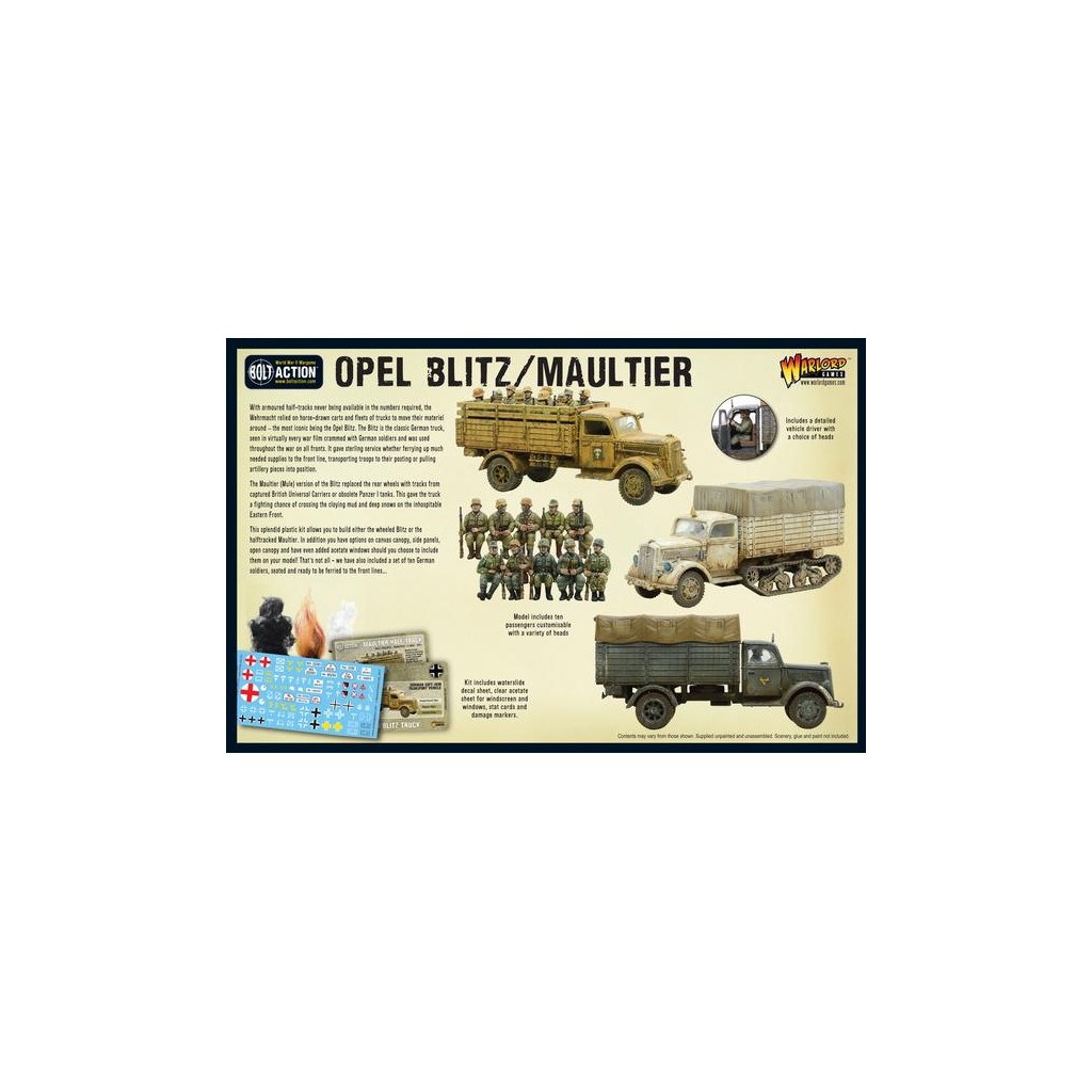 Bolt Action - Opel Blitz/Maultier