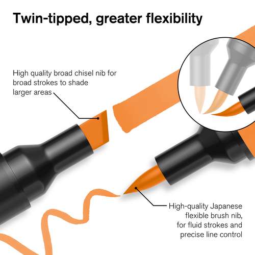 WINSOR & NEWTON™ promarker brush™, einzeln