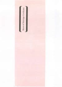Banns of Marriage Certificate Book Mb6