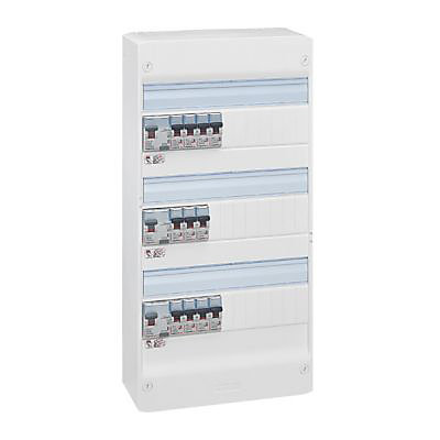 Tableau électrique pré-équipé et pré-câblé 3 rangées Legrand - 39 modules (14 inclus)