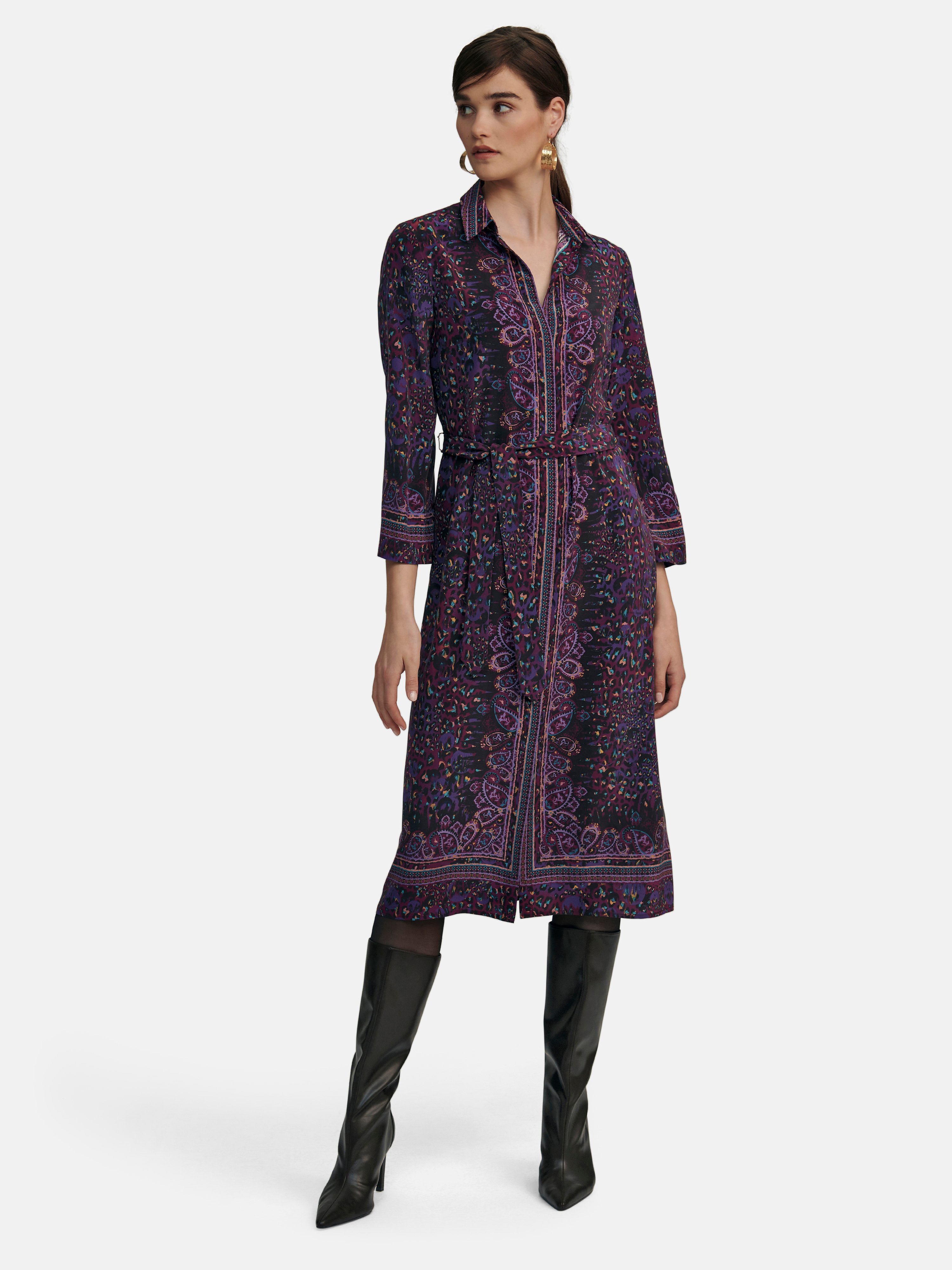 Kleid mit 7/8-Arm