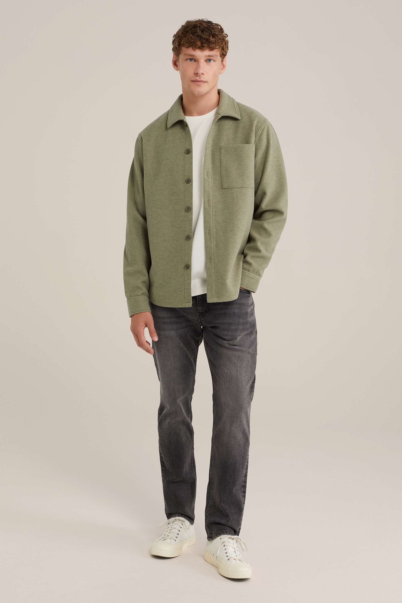 overshirt WE Fashion Mosgroen