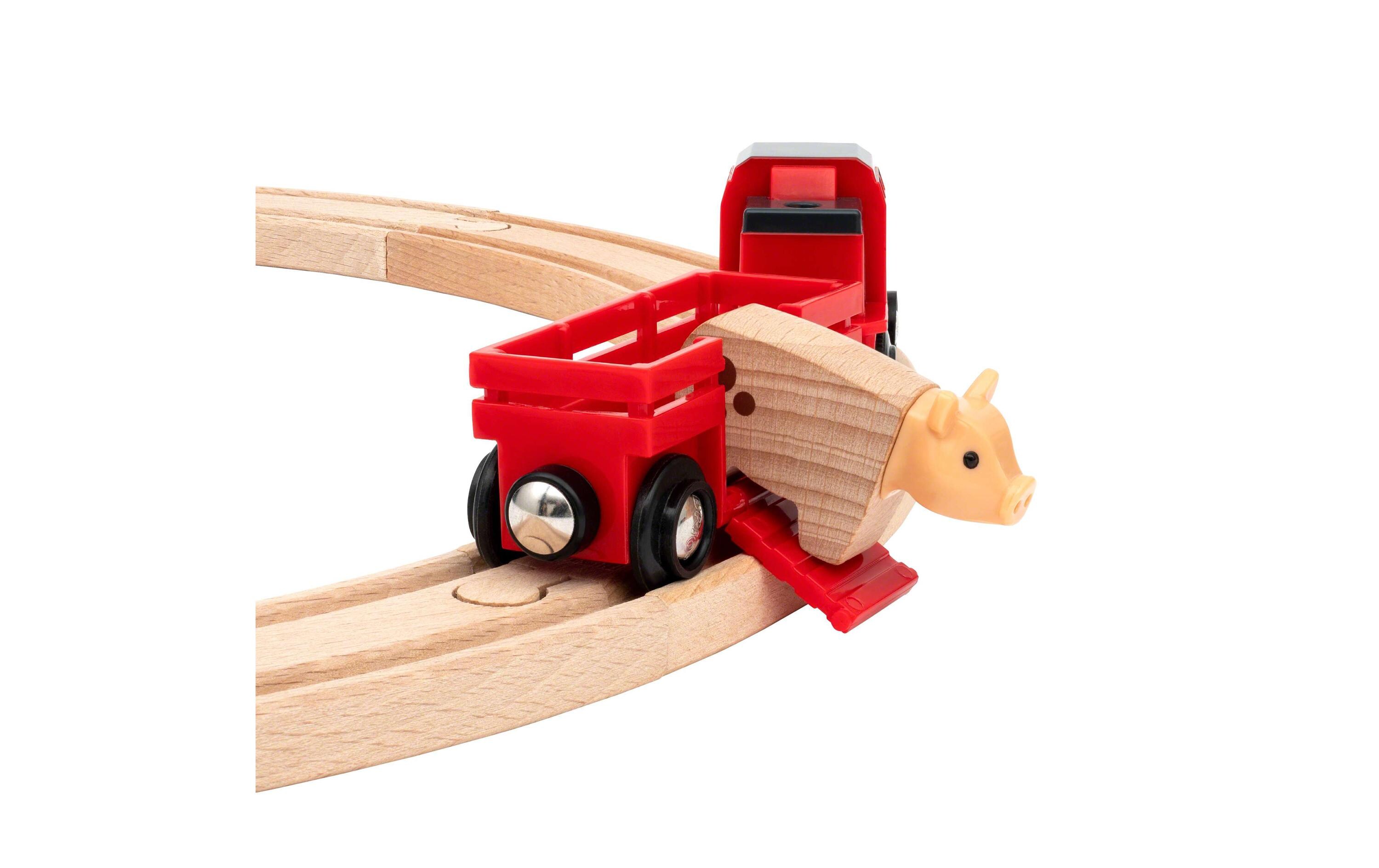 Eisenbahn Grosses Bauernhof-SetHolzspielzug-Set