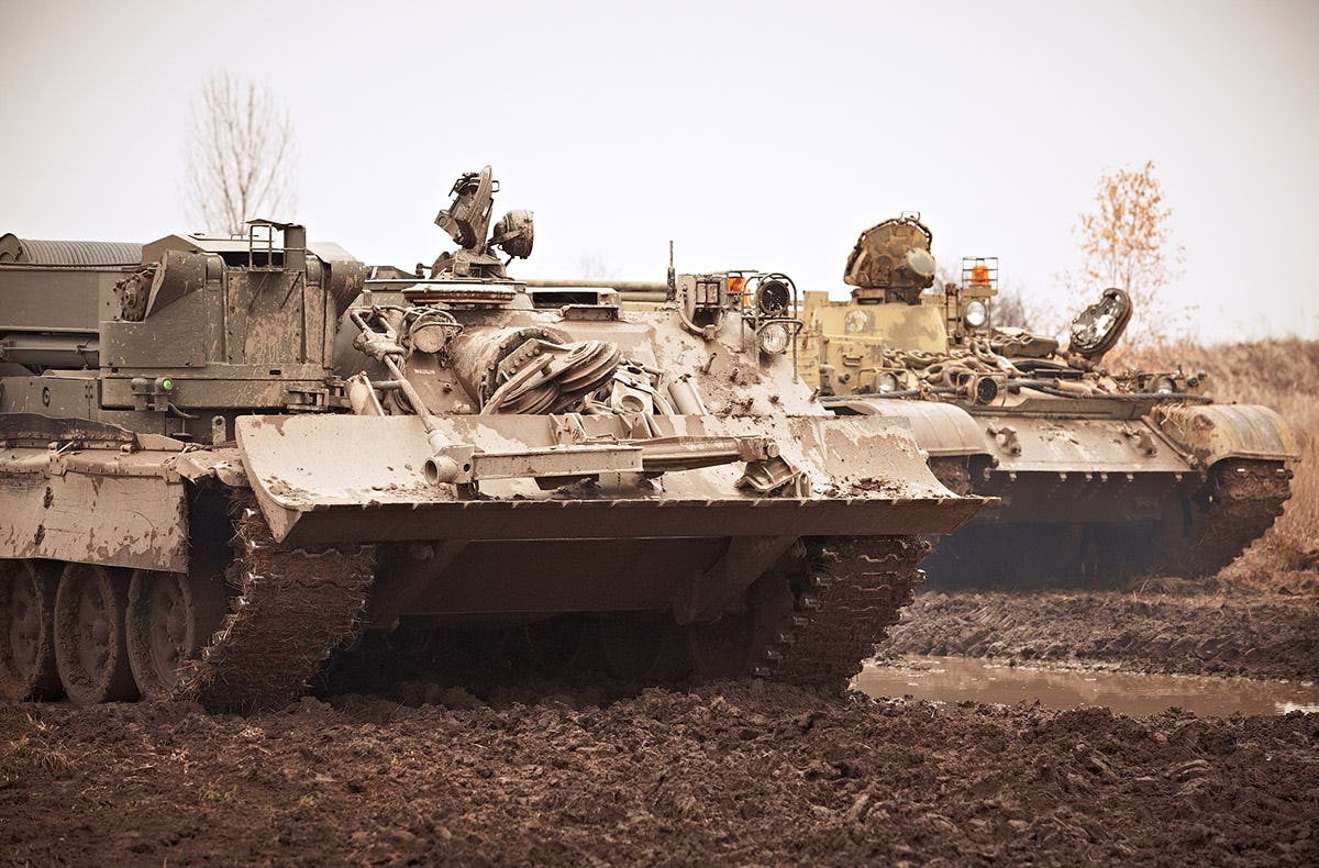 Bergepanzer VT-55 fahren in Milovice als Geschenk