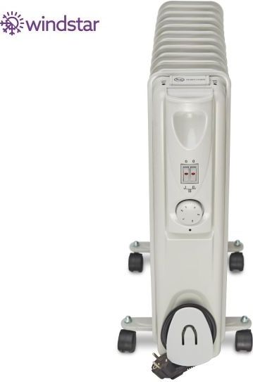 YUGO - Oliekachel - 11 Ribben - 1000/1500/2500W - Ingebouwde Thermostaat