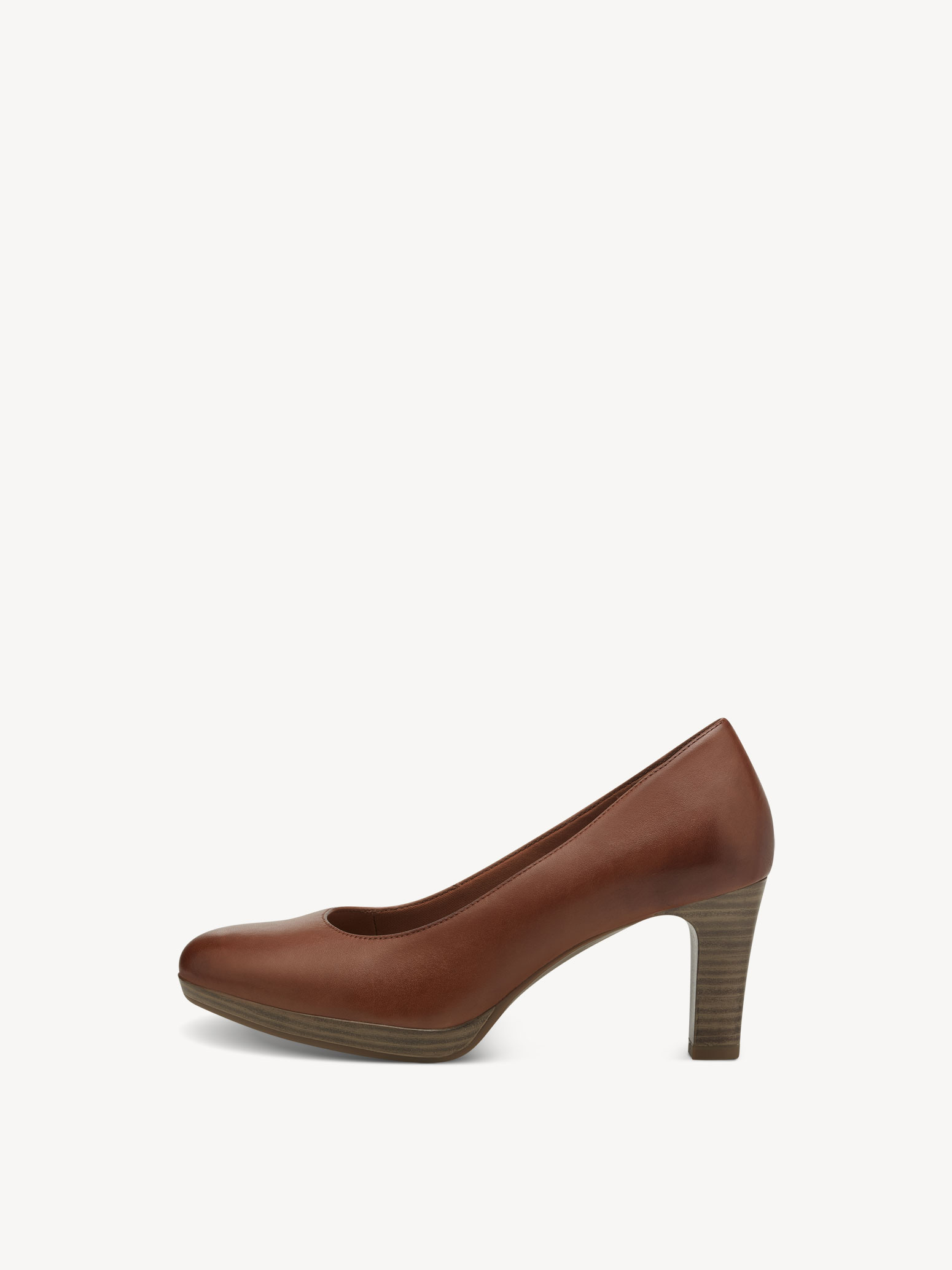 Leren Pumps - bruin