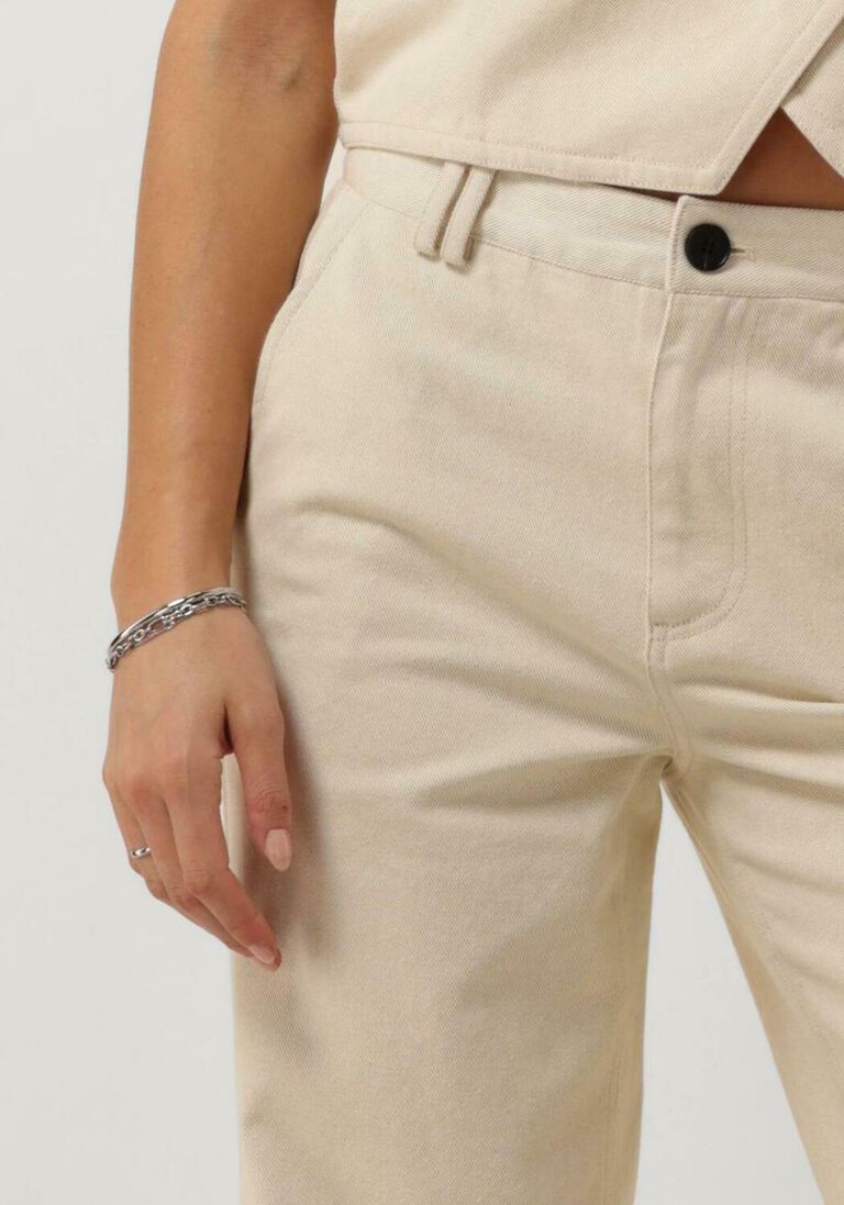 CO\\'COUTURE beige co'couture wide jeans aries wide denim pant