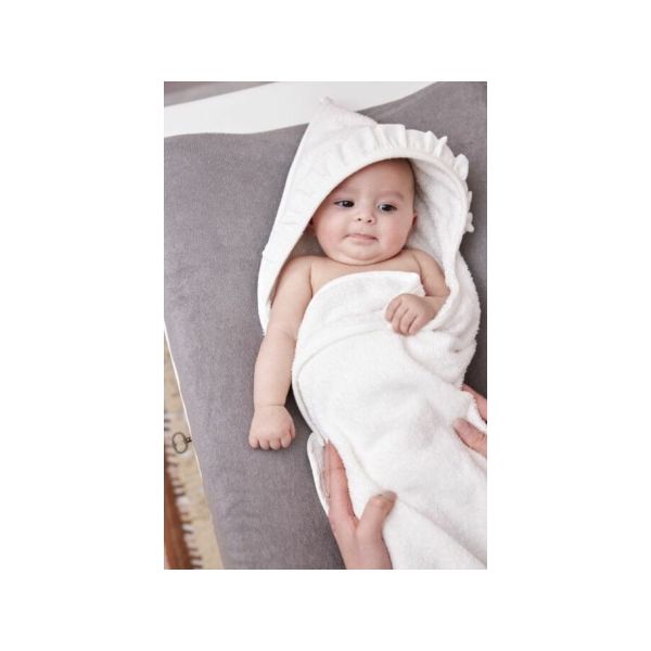 Meyco Ruffle Badcape - Sand