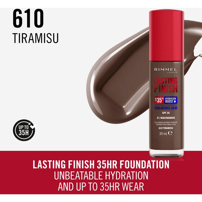 Rimmel Lasting Finish 35Hr Foundation 610 Tiramisu