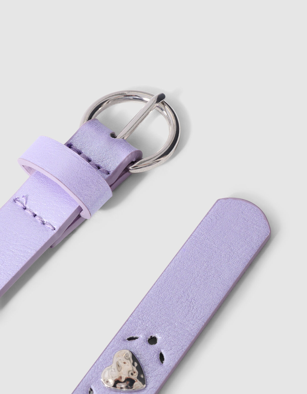 Heart Eyelet Riem Lichtpaars