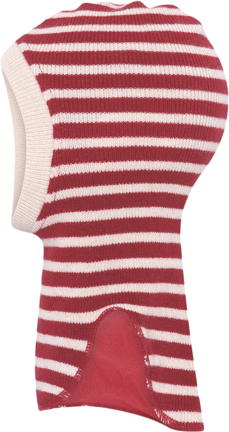 mpKids Bergen striped balaclava Scarlet smile