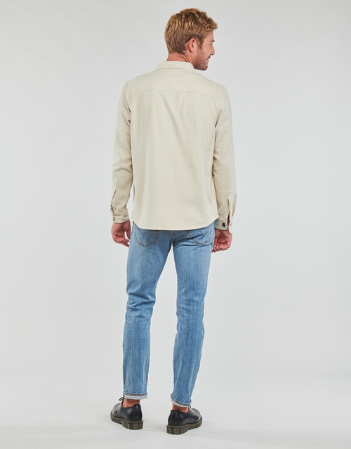 Only & Sons  - ONSMILO LS SOLID OVERSHIRT NOOS - Creme