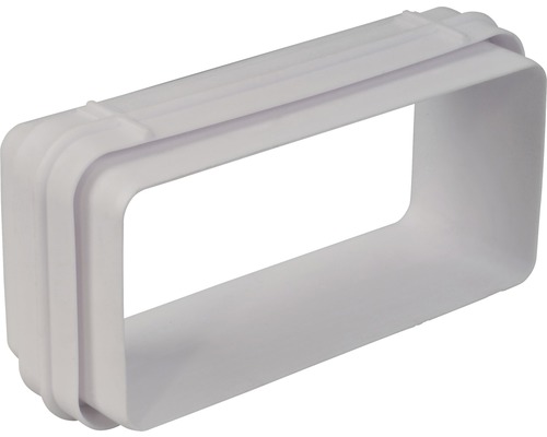 Rotheigner vlakke kanaalaansluiting, wit, 111x54 mm