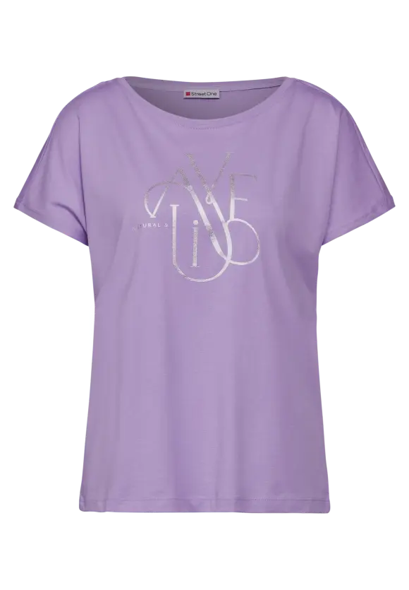 T-Shirt mit Wording - smell of lavender