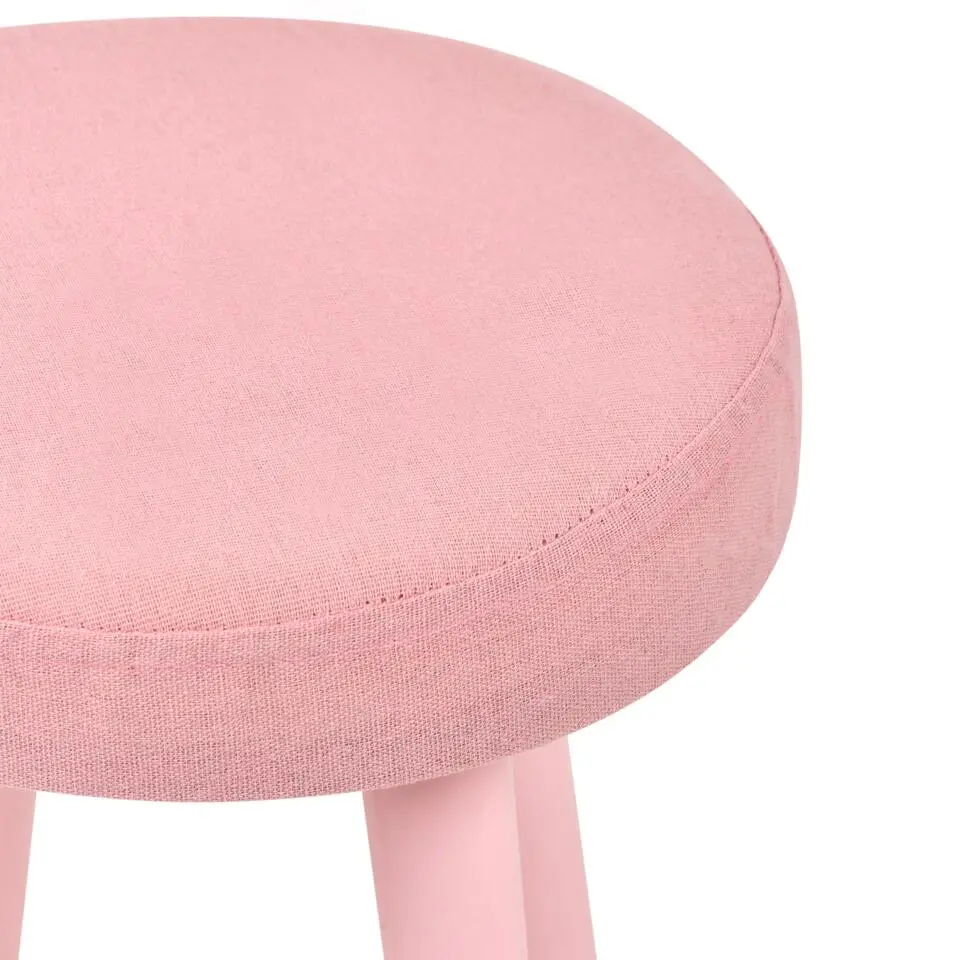 MARGIE - Kinderkaptafel met krukje - Roze - MDF