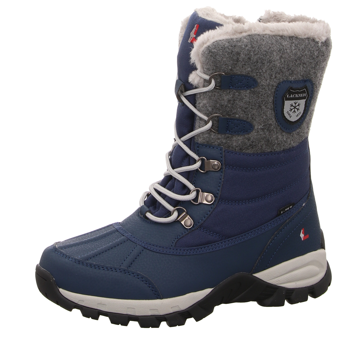 Lackner Stiefelette blau