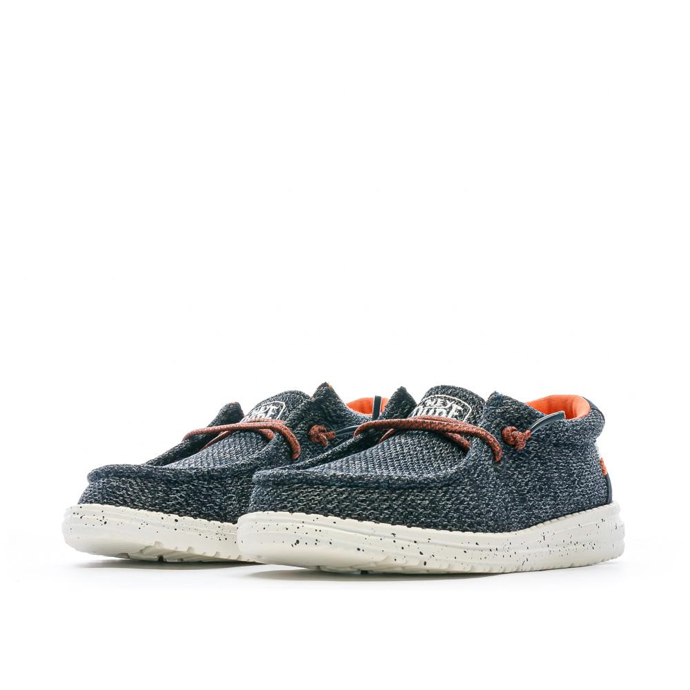 Hey Dude Chaussures Bleu Garçon Hey Dude Wally Youth Sox