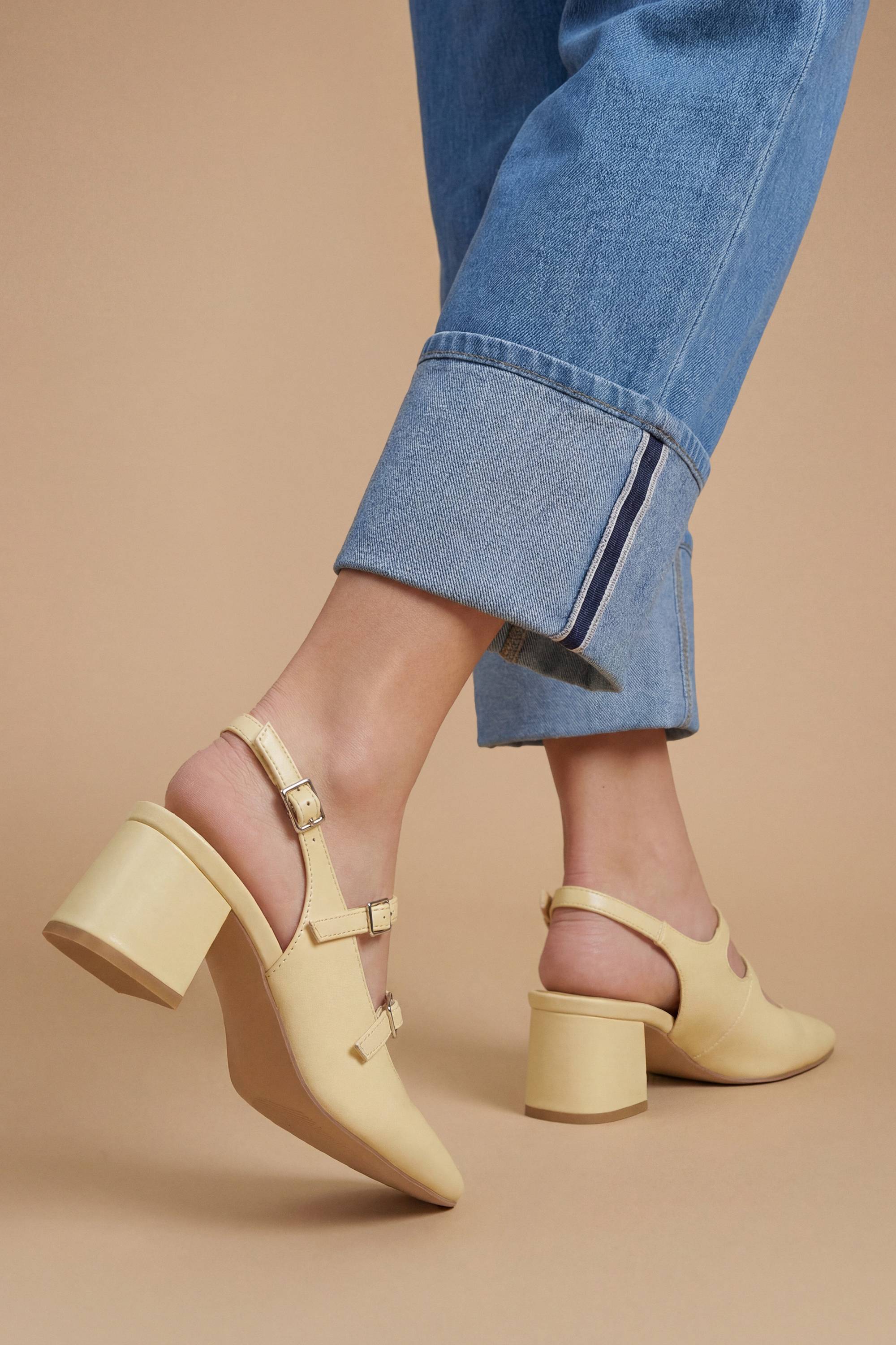 Oasis Ballerines Mary Jane À Bride Arrière Tara En Synthétiquecuir