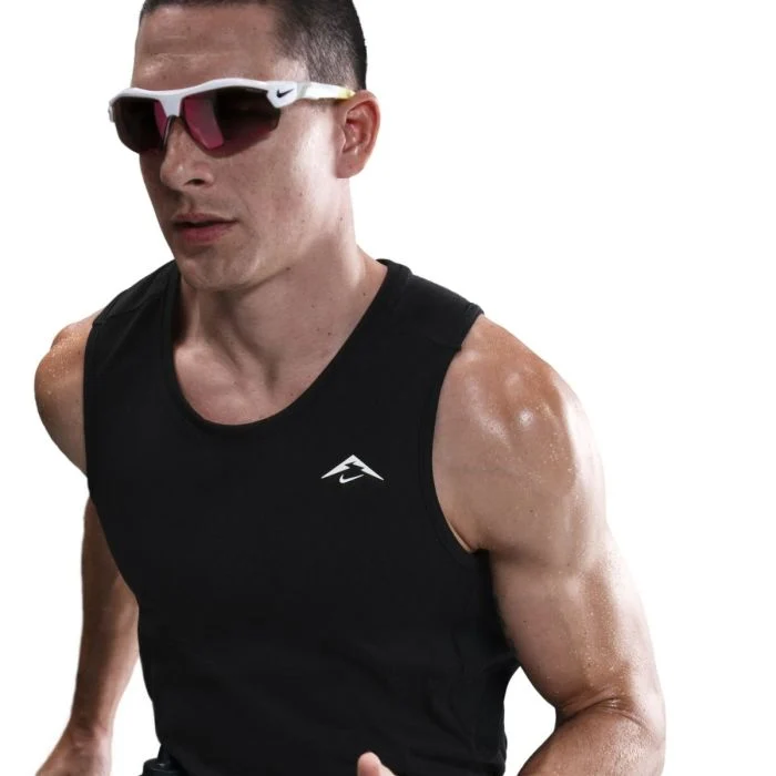Nike Herre Singletter Dri-FIT ADV Solar Chase Tank Top Sort