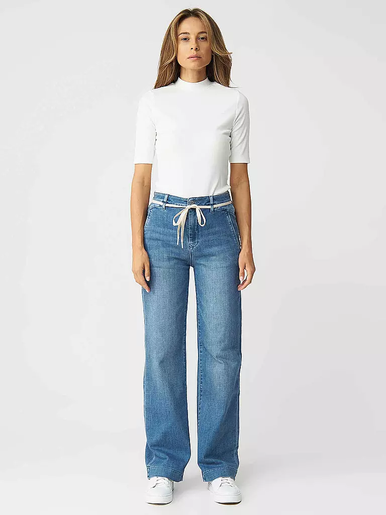 DAWN DENIM Jeans Flared Fit blau