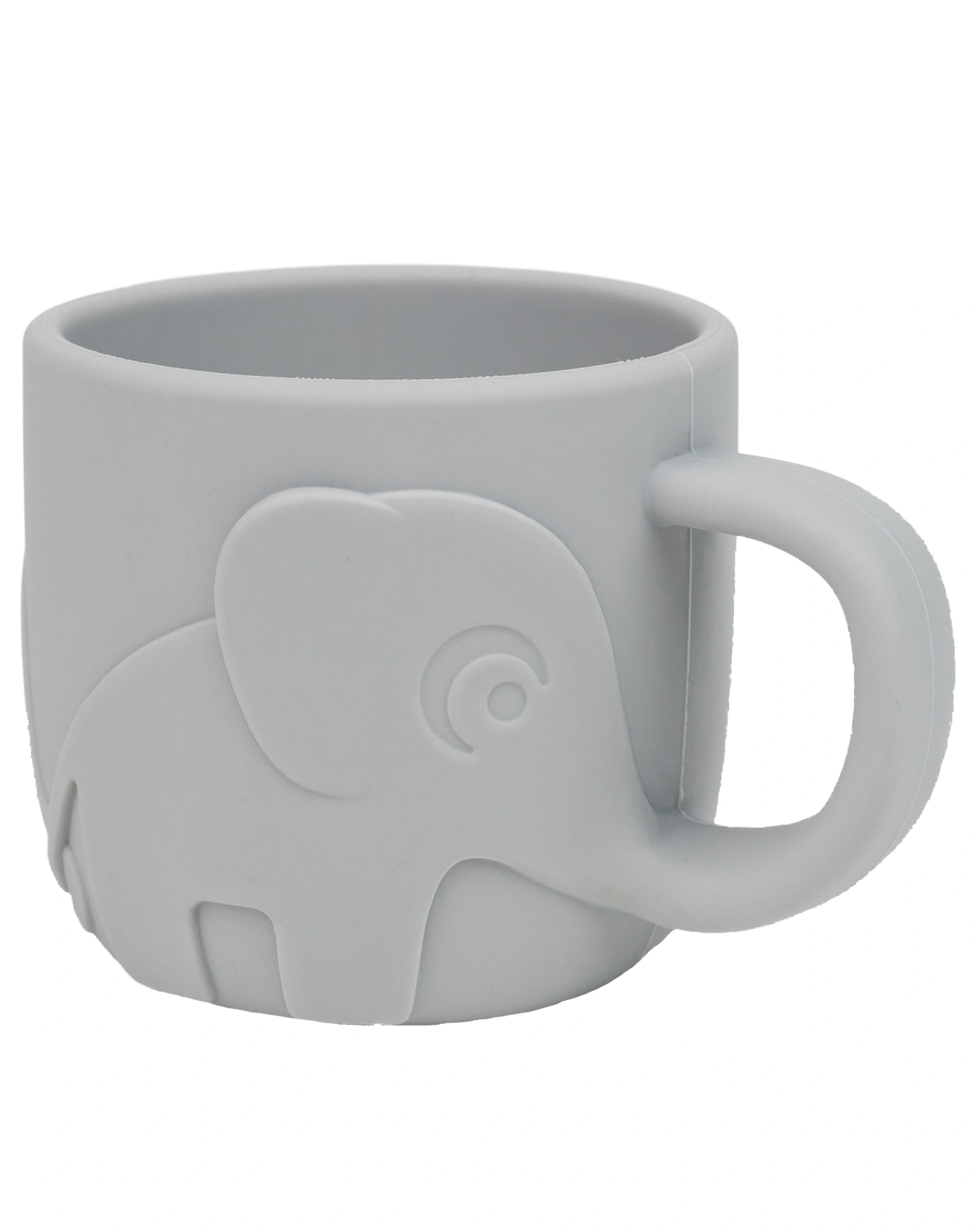 Silikon-Becher PEEKABOO - ELPHEE (165ml) in grau